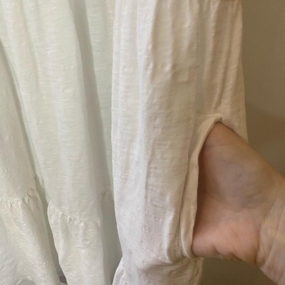 Mododoc Cotton Tiered Sleeveless Midi Dress - Picture 6 of 10